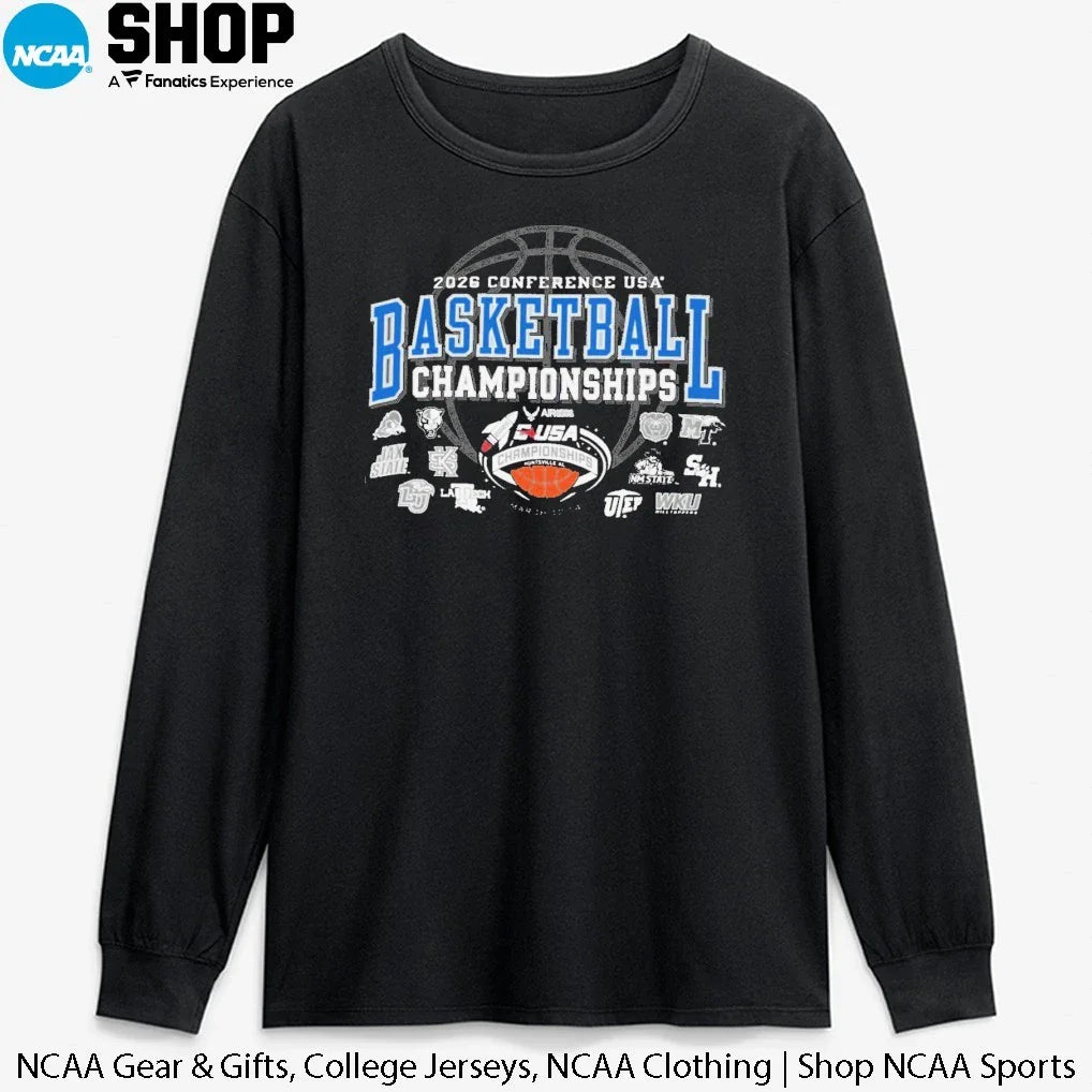 2026 Conference USA Basketball Champions 12 Teams March 10-14 T-Shirt
