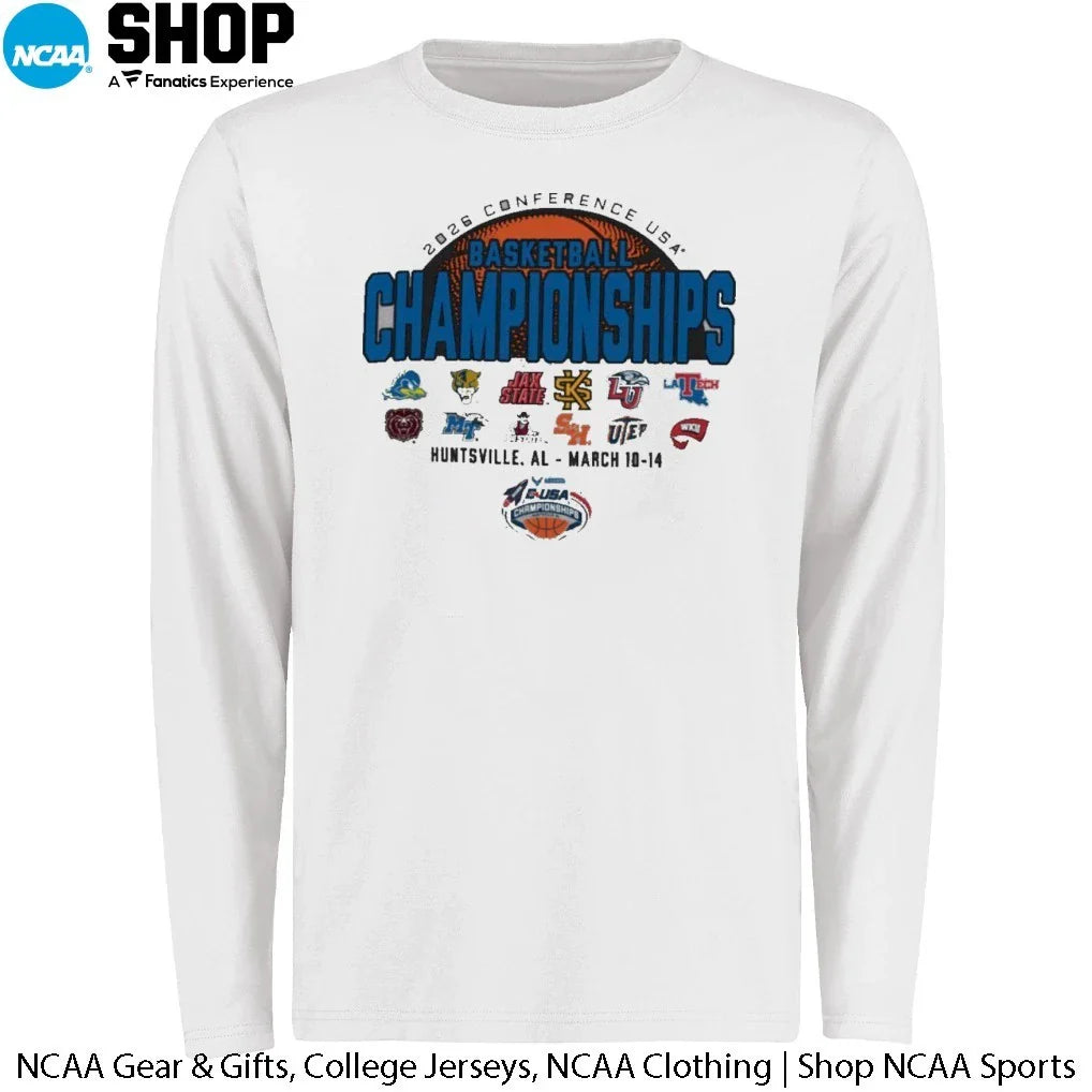 2026 Conference USA Basketball Champions Huntsville Al March 10-14 T-Shirt