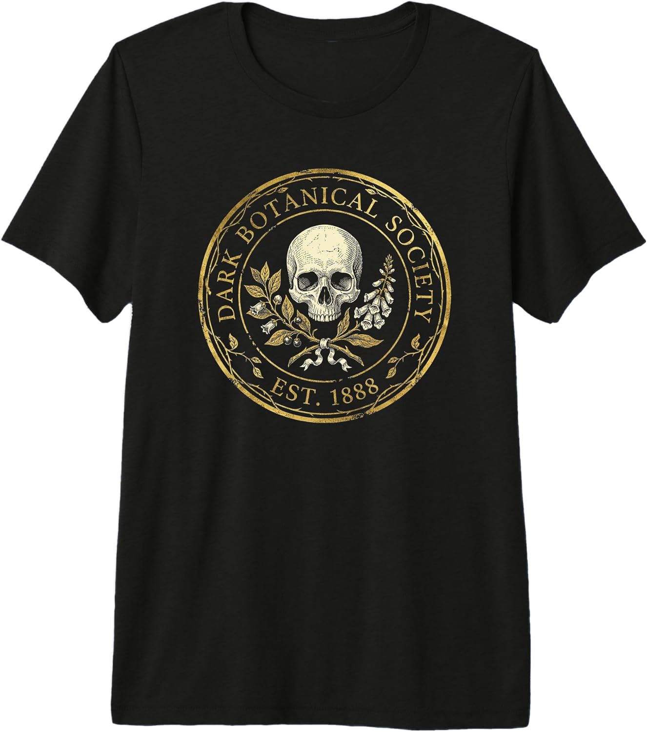 Poison Garden Society Badge, Dark Botanical Club Premium Tri-Blend T-Shirt