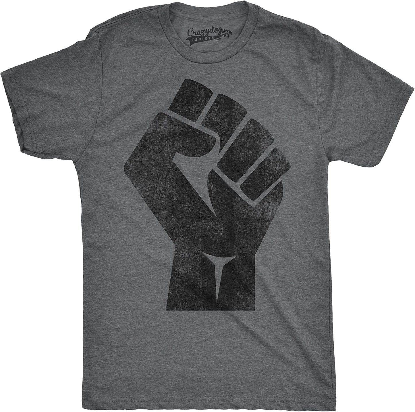 Mens Resist Fist Funny Pride Revolution Cool United Stand Together T Shirt