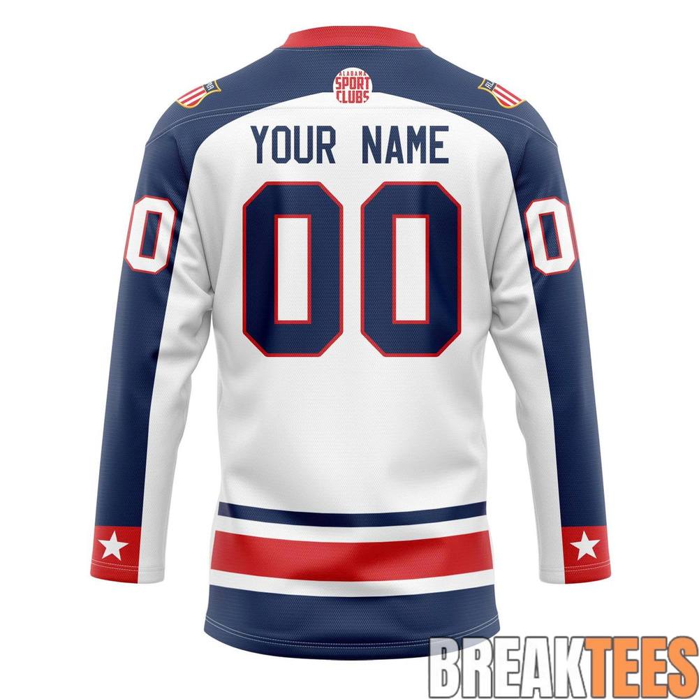 Alabama Crimson Tide Hockey 2026 Military Custom Hockey Jersey