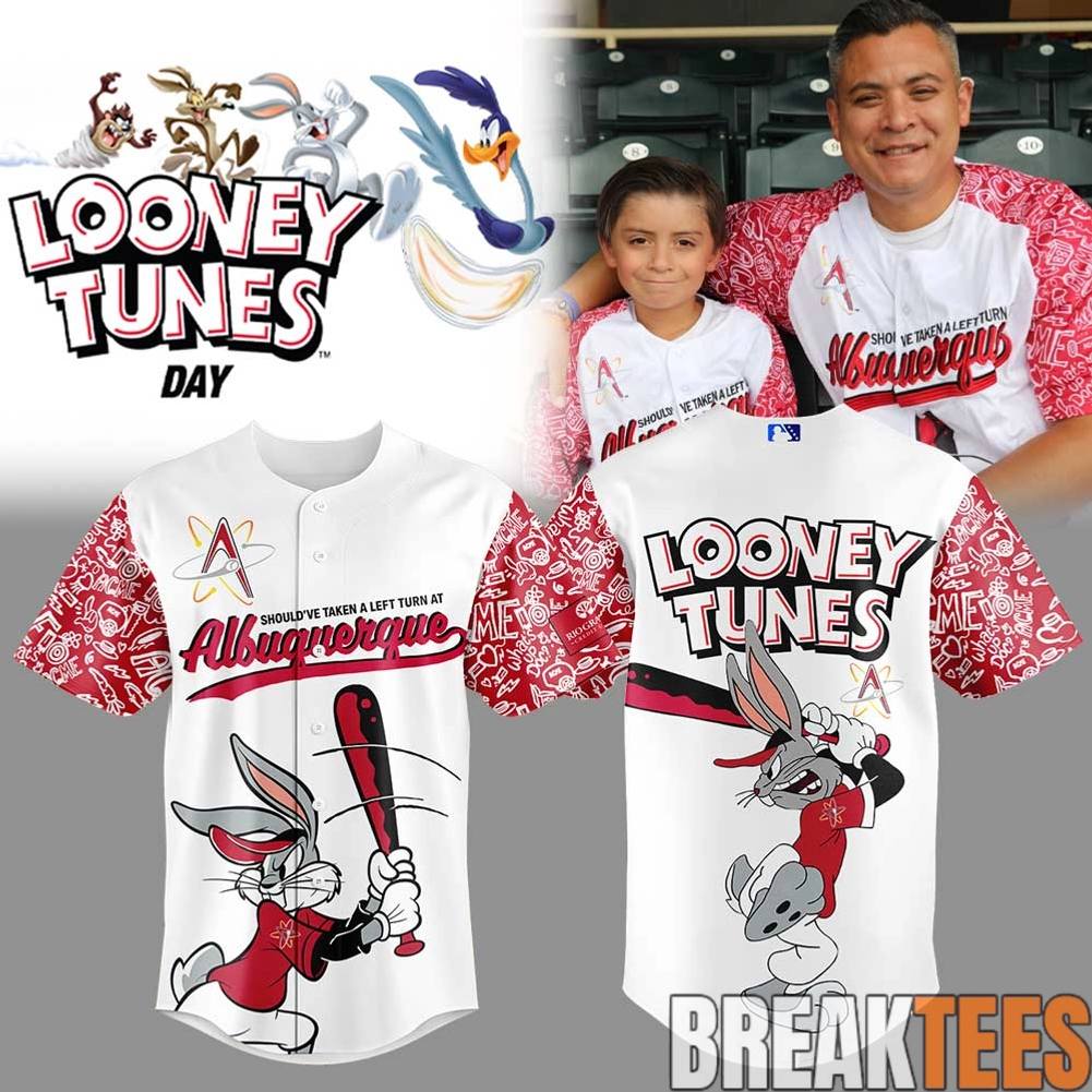 Albuquerque Isotopes x Looney Tunes Night Special Baseball Jersey
