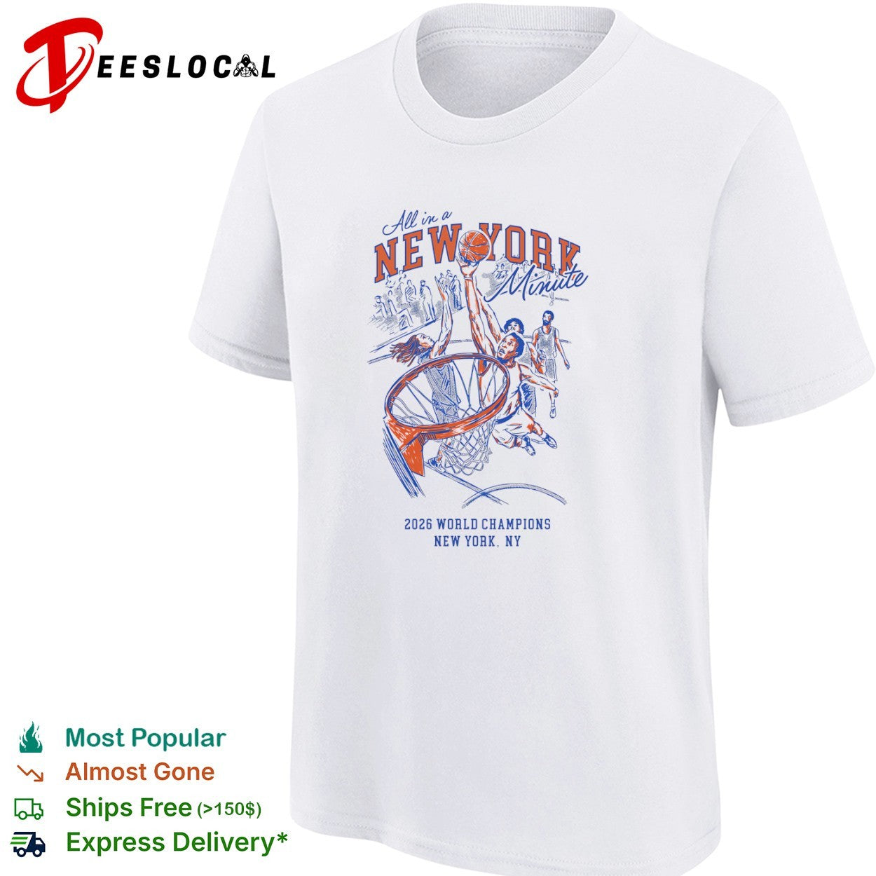 All in a New York Minute New York Knicks 2026 shirt