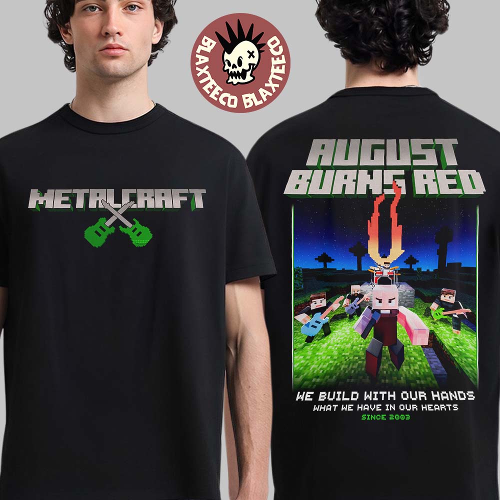 August Burns Red X Minecraft Metalcraft T-Shirt