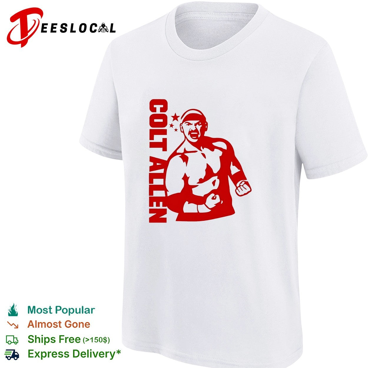 Bald Eagle Colt Allen paint vintage shirt
