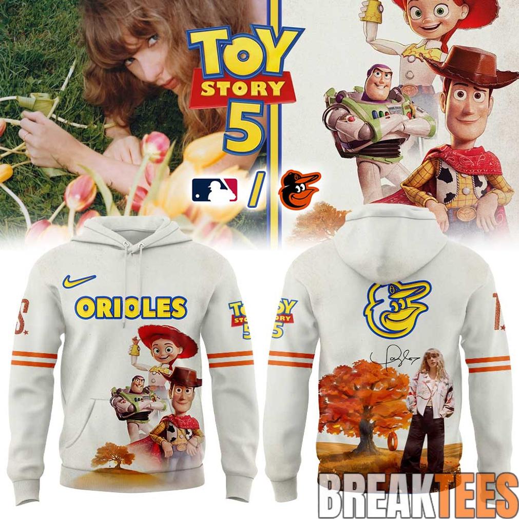 Baltimore Orioles x Taylor Swift x Toy Story 5 Special Hoodie