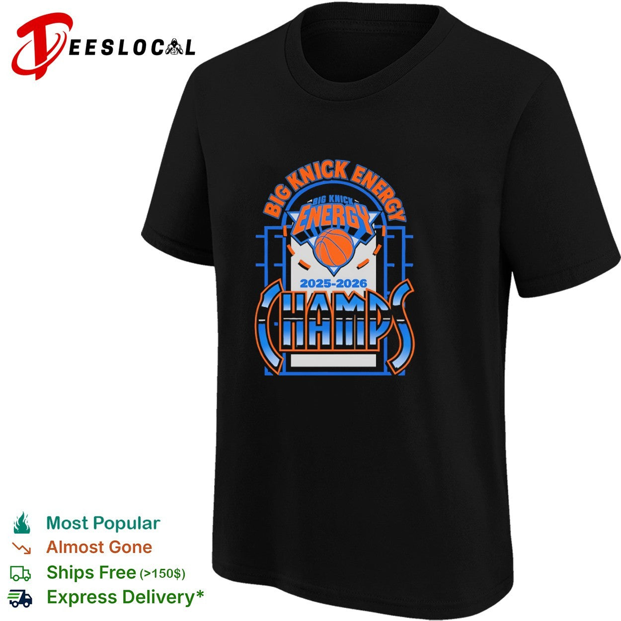 Big Knick Energy 2025 2026 Champs New York Knicks NBA Basketball shirt