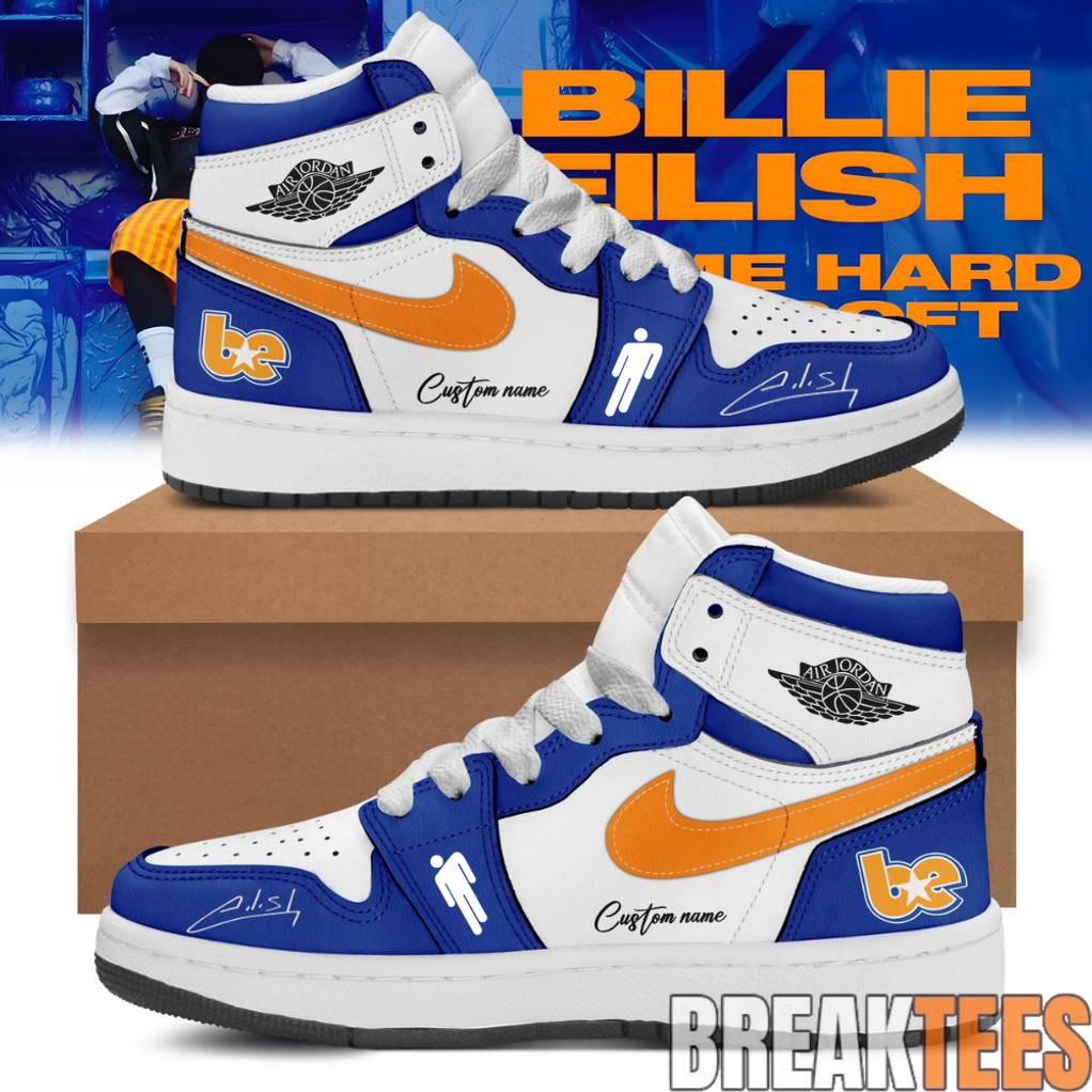 Billie Eilish Hit Me Hard and Soft Tour 2026 Custom Air Jordan 1 Shoes