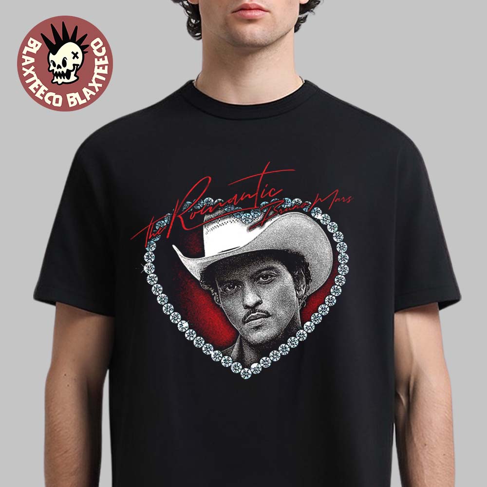 Bruno Mars The Romantic 2026 Tour Merch Win Your Heart Tour T-Shirt