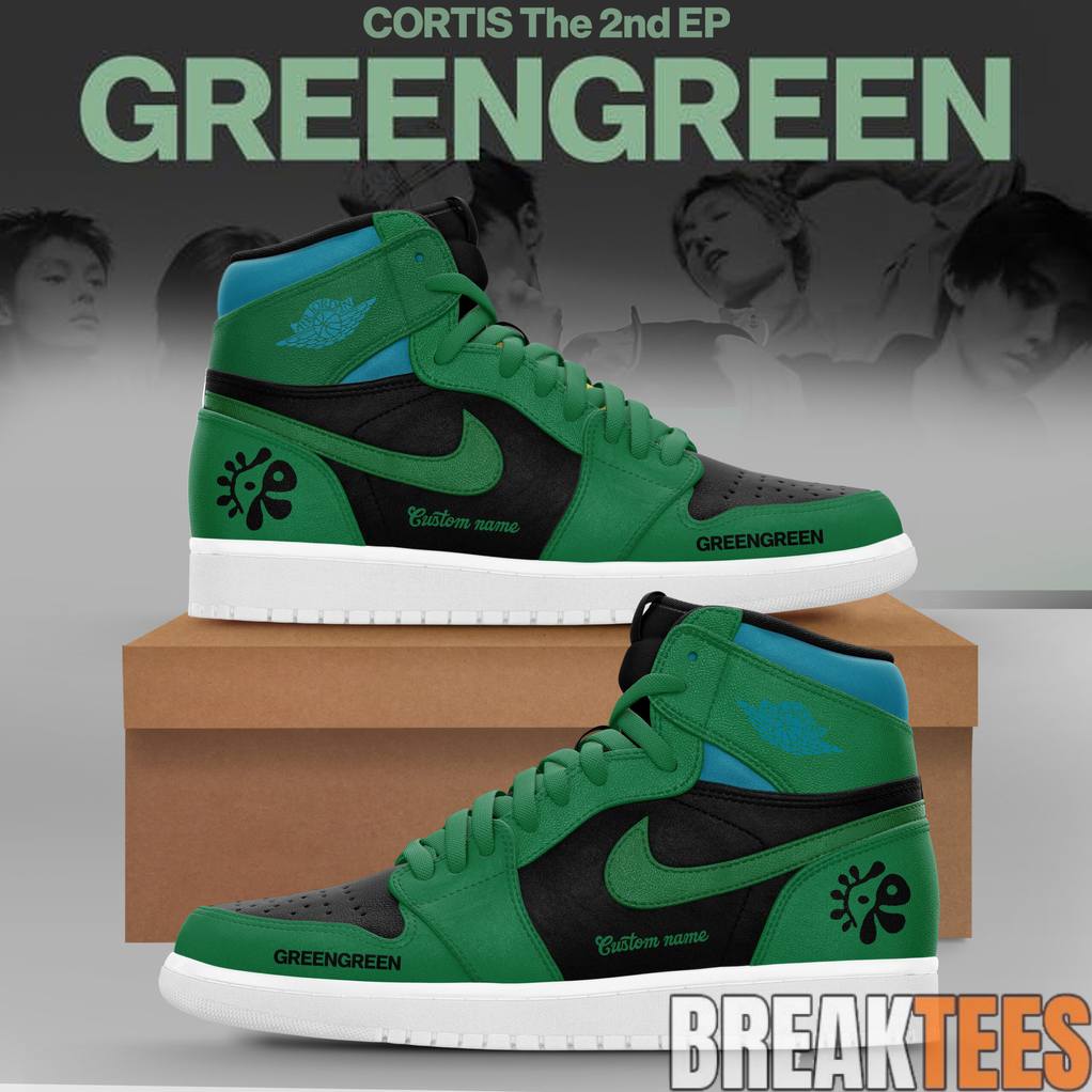 CORTIS The 2nd EP GREENGREEN Custom Air Jordan 1