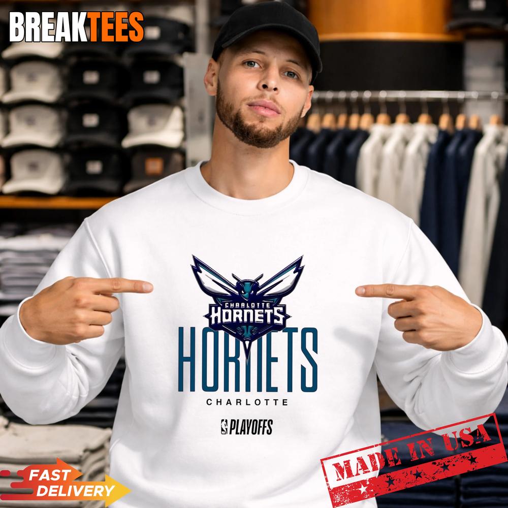 Charlotte Hornets NBA Playoff 2026 logo T-Shirt