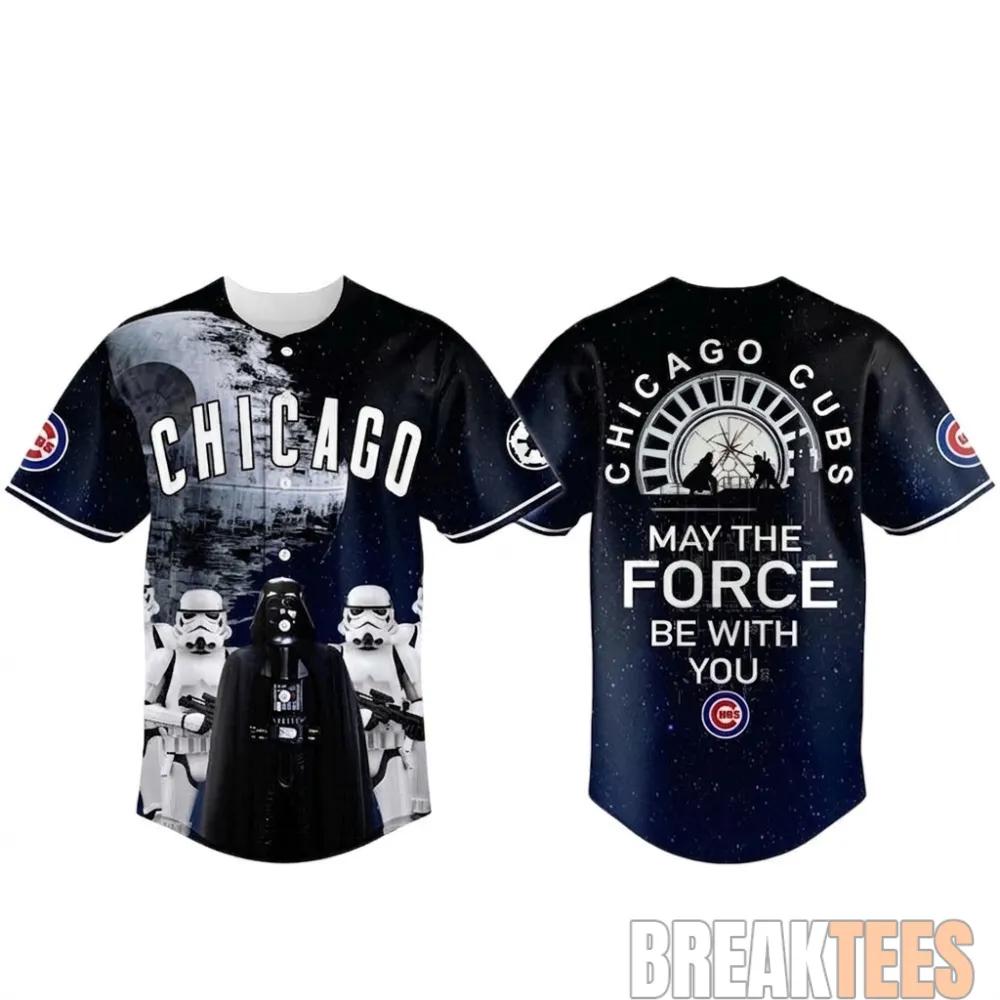 Chicago Cubs x Star Wars Night 2026 May the Force Be With You Baseball Jersey