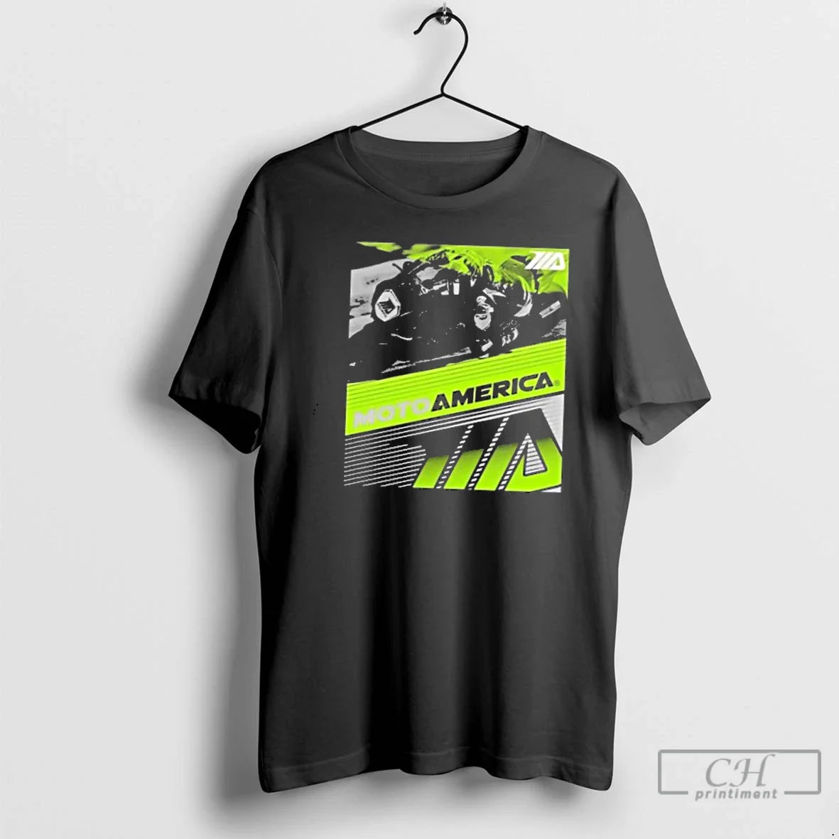 Classic Lime Lean Motoamerica T Shirts