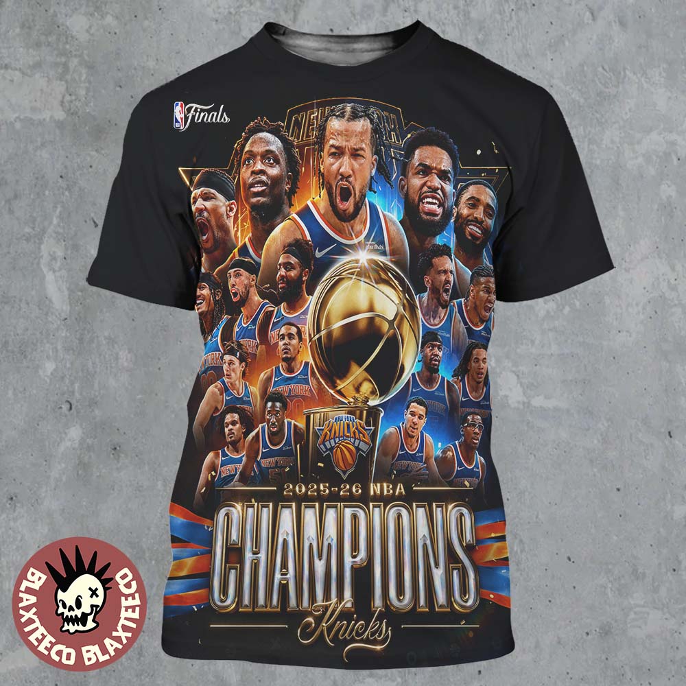 Congrats New York Knicks Are 2025 2026 NBA Champions For The First Time In 53 Years All Over Print Shirt