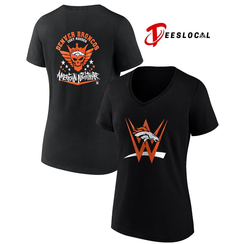 Denver Broncos x Cody Rhones American nightmare logo shirt