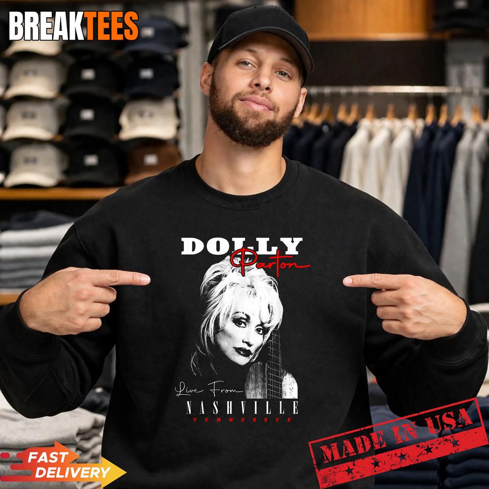 Dolly Parton Live from Nashville Tennessee Photo Portrait Shirt