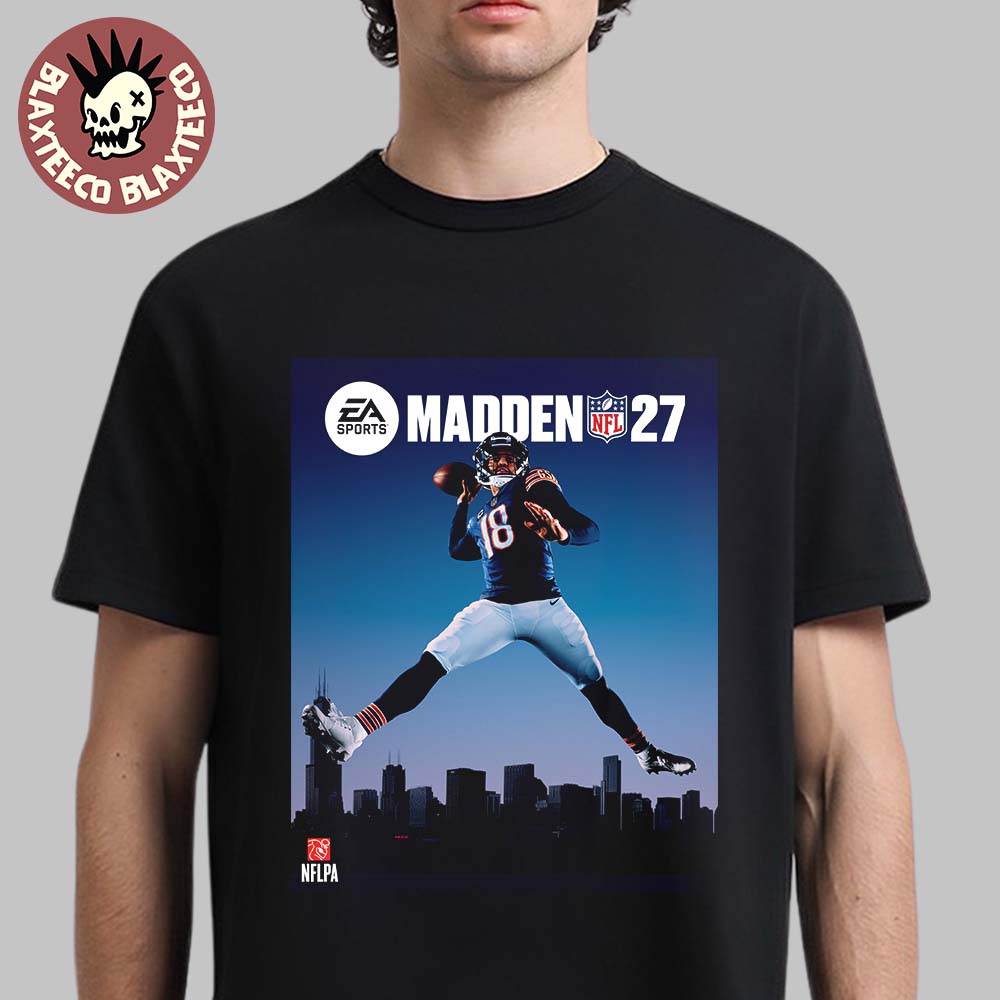 EA Sports NFL Madden 27 Caleb Williams Chicago Bears Cover Athlete Standard Edition Unisex T-Shirt