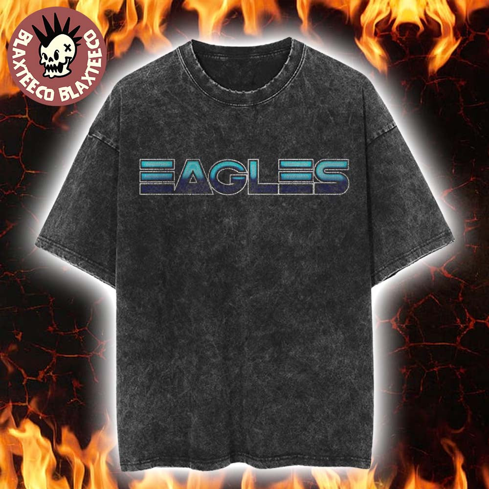 Eagles One Of These Nights Deluxe Edition Merch Logo Vintage Wash Tee