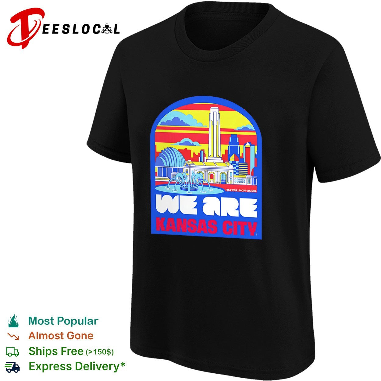 FIFA World Cup we are skyline Kansas City 2026 shirt