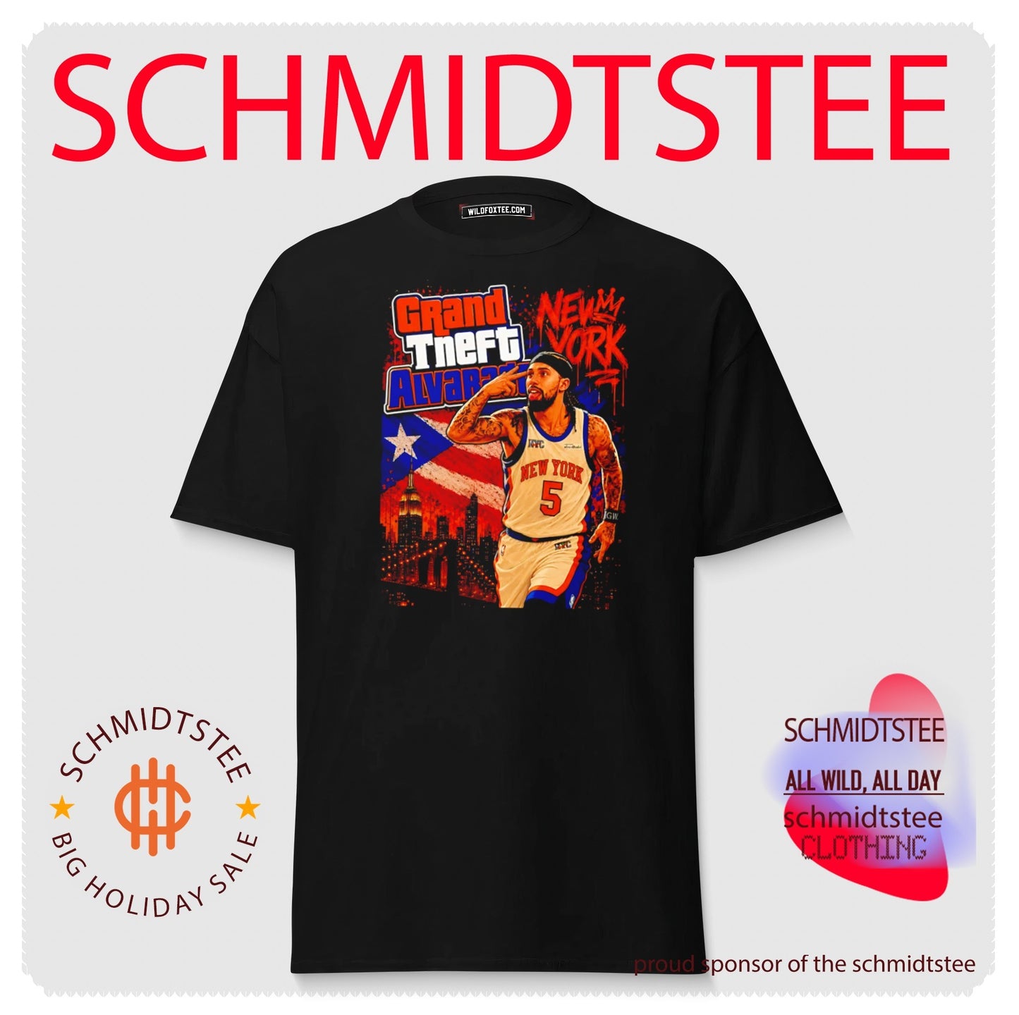 Grand Theft Alvarado New York Knicks Jose Alvarado shirt