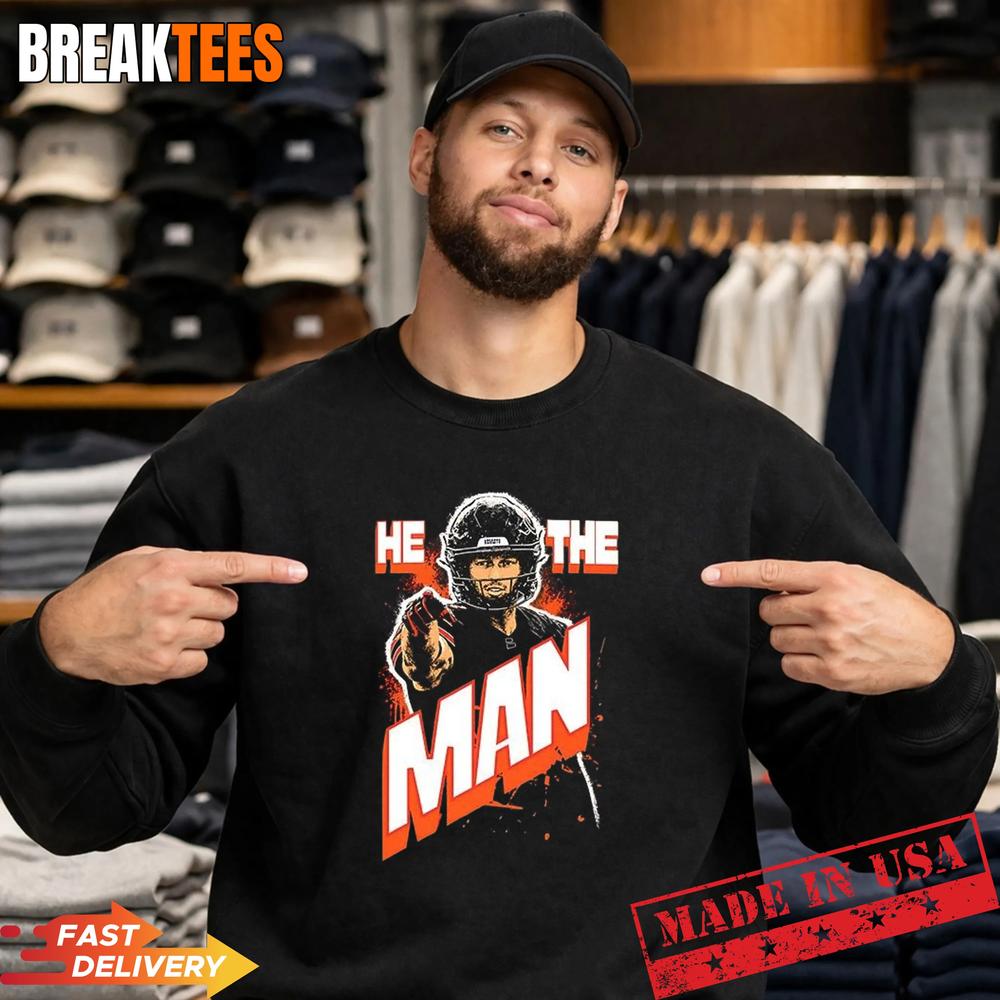 He The Man Chicago Bears Football Player T-Shirt