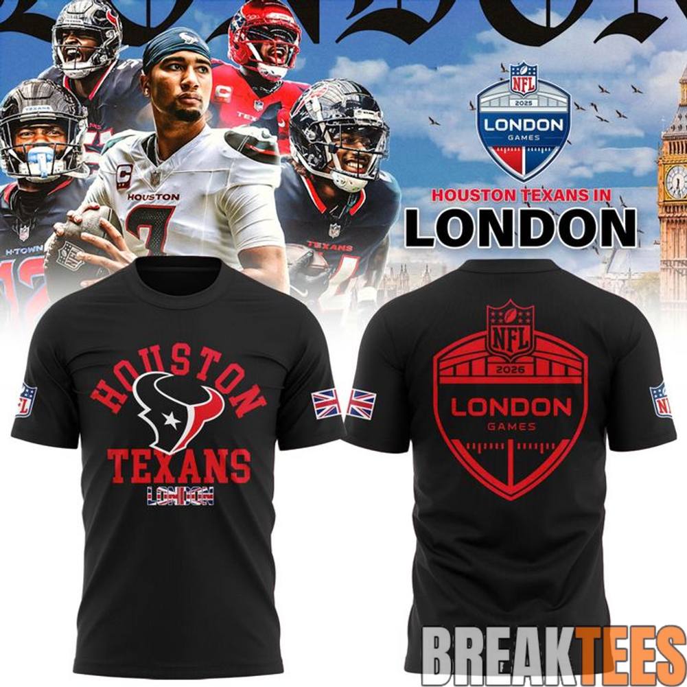 Houston Texans NFL London Game 2026 TShirt