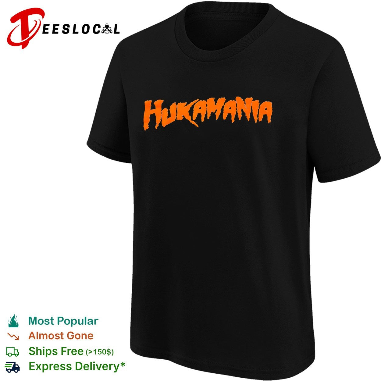 Hukamania Hulk Hogan World Wrestling Entertainment Professional Wrestling shirt