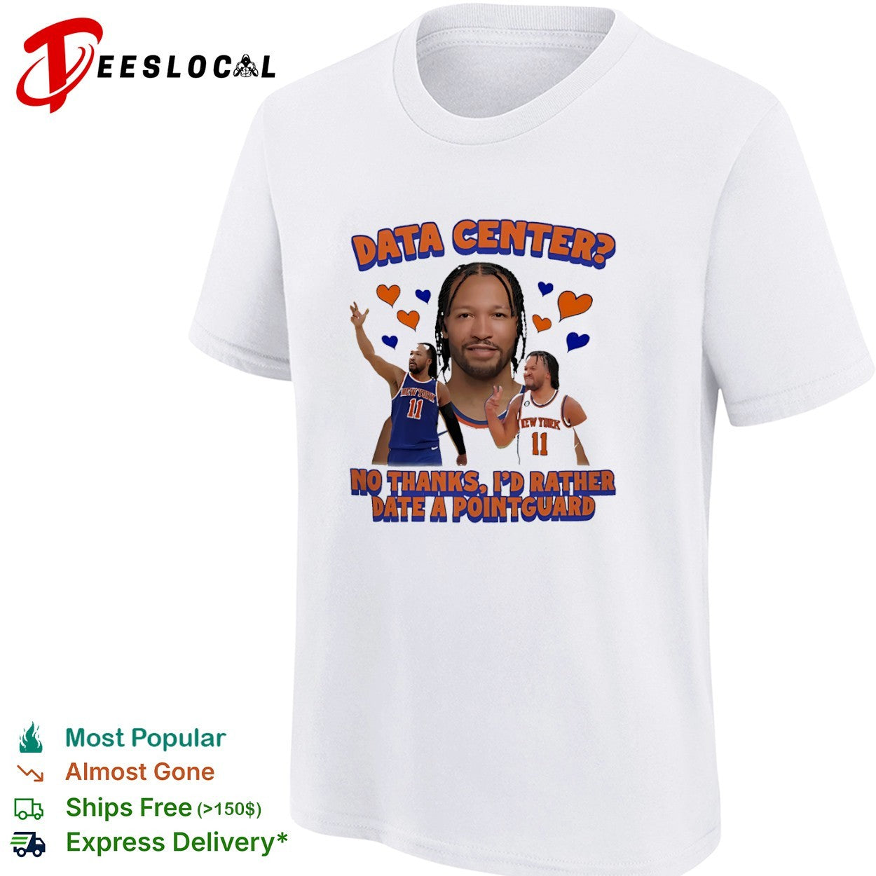 Jalen Brunson New York Knicks NBA no thanks id rather date a pointguard shirt