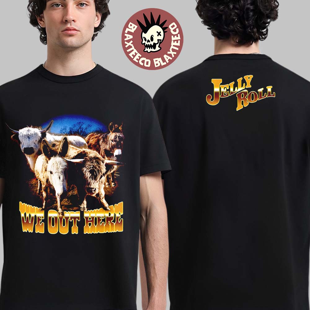 Jelly Roll The Little Ass Shed Tour 2026 Merch We Out Here T-Shirt