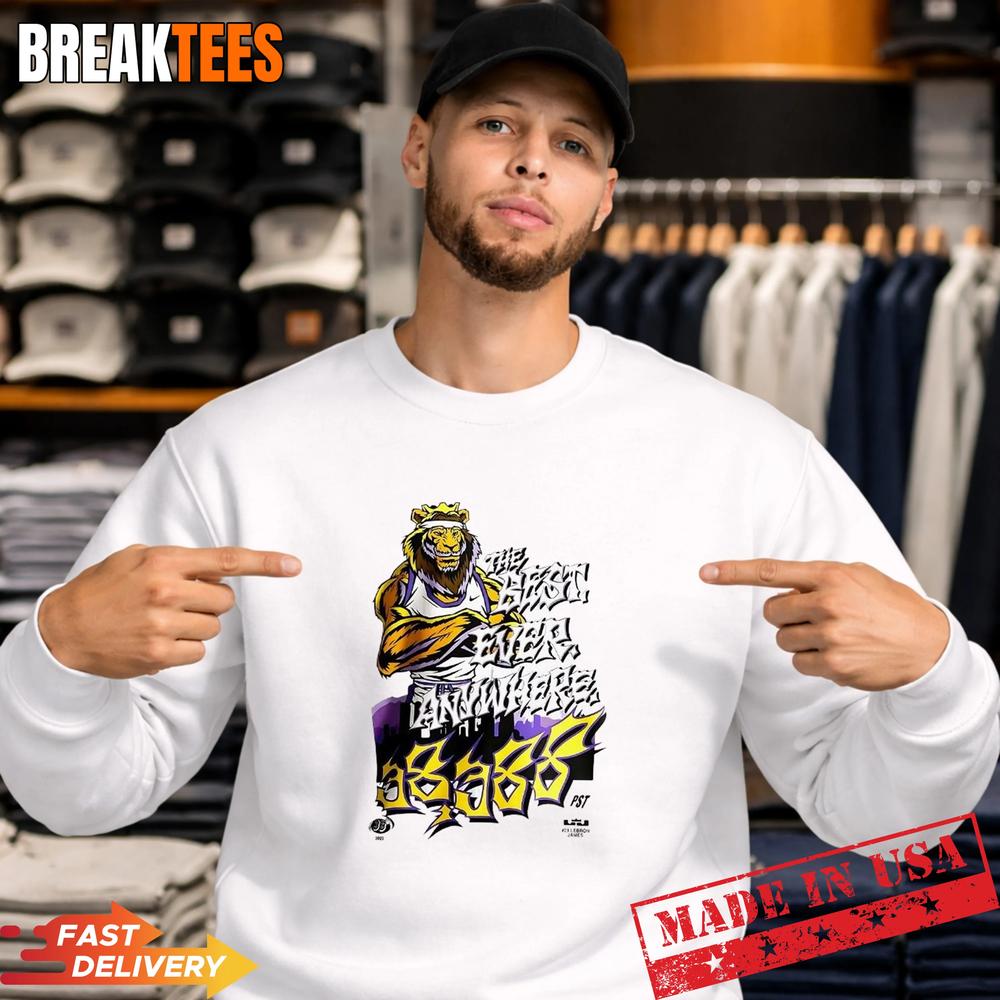 LeBron James The Best Ever Anywhere NBA T-Shirt