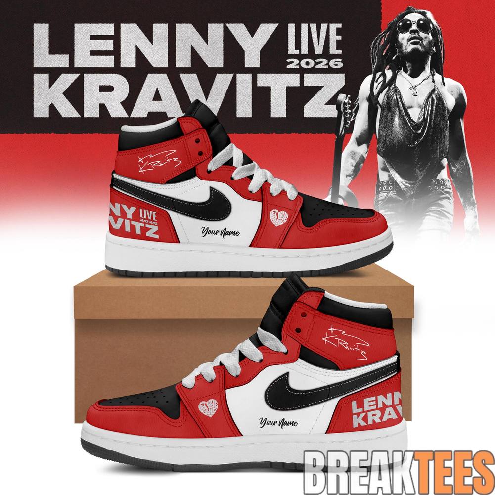 Lenny Kravitz Live 2026 Tour Custom Air Jordan 1