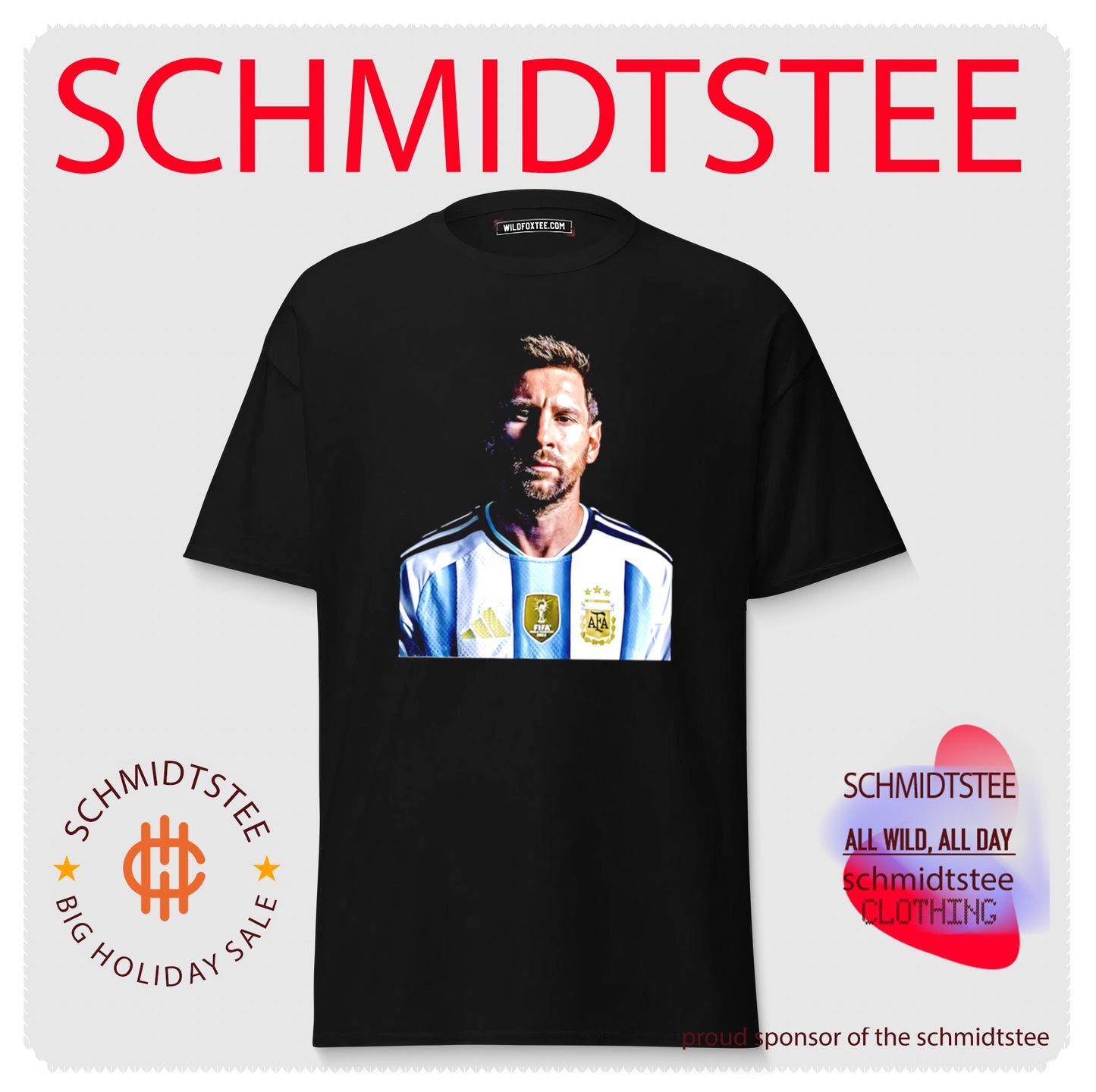 Lionel Messi Argentina National Football Team World Cup Champion shirt