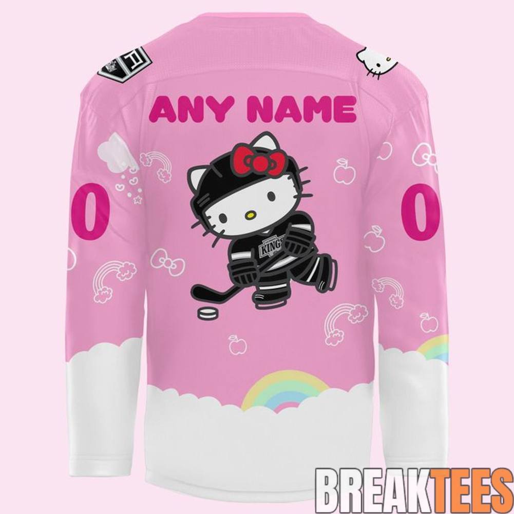 Los Angeles Kings x Hello Kitty 2026 Custom Hockey Jersey