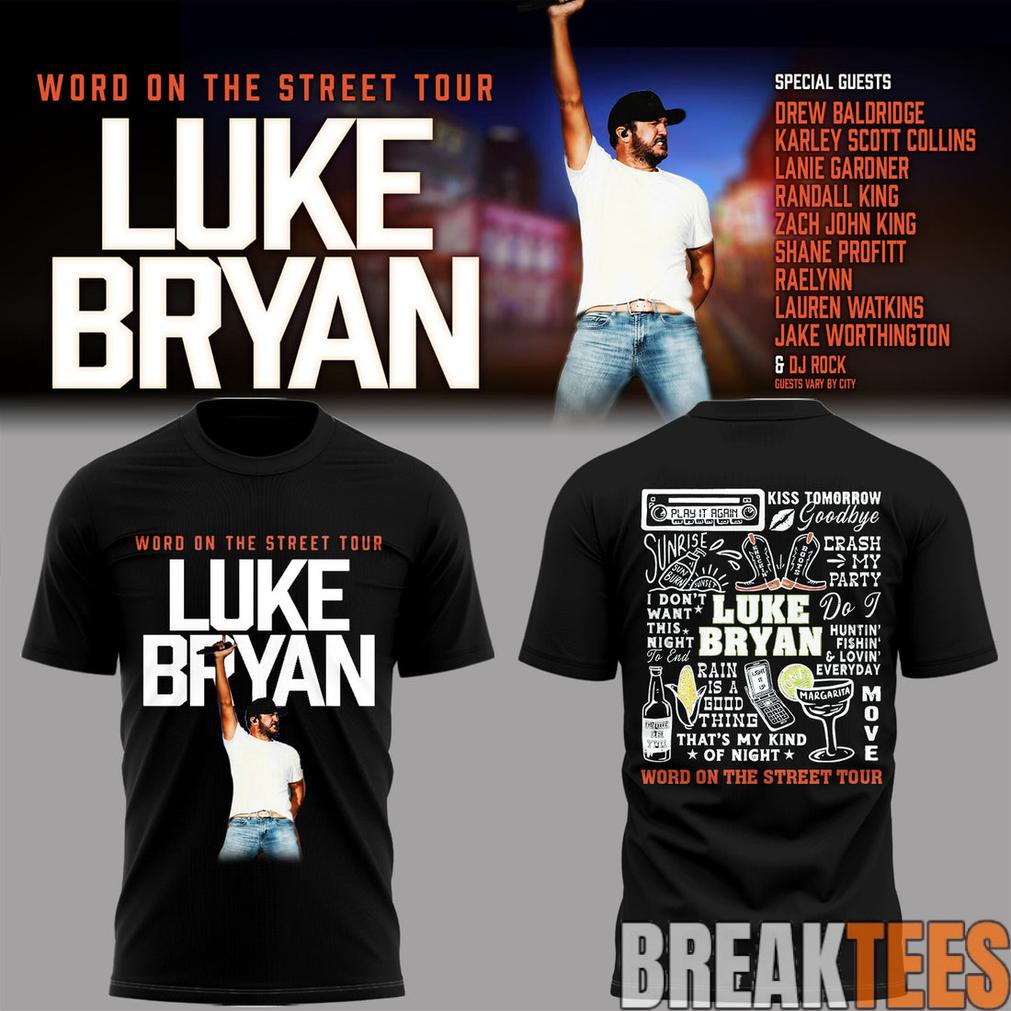 Luke Bryan Word On The Street Tour Special Edition T-Shirt