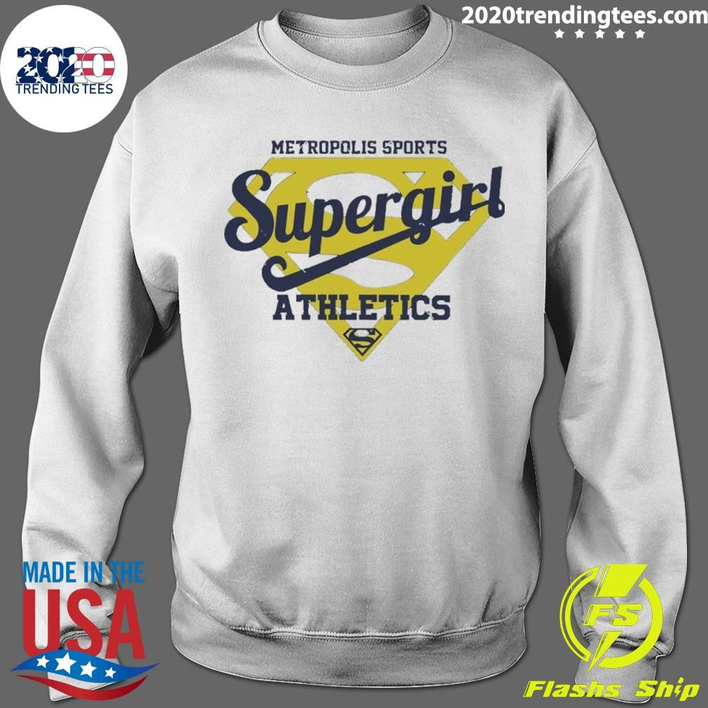 Metropolis Sports Supergirl Athletics Superman Parody Logo Shirt
