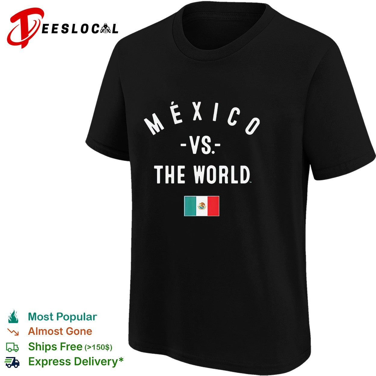 Mexico vs The World FIFA World Cup 2026 having flag shirt