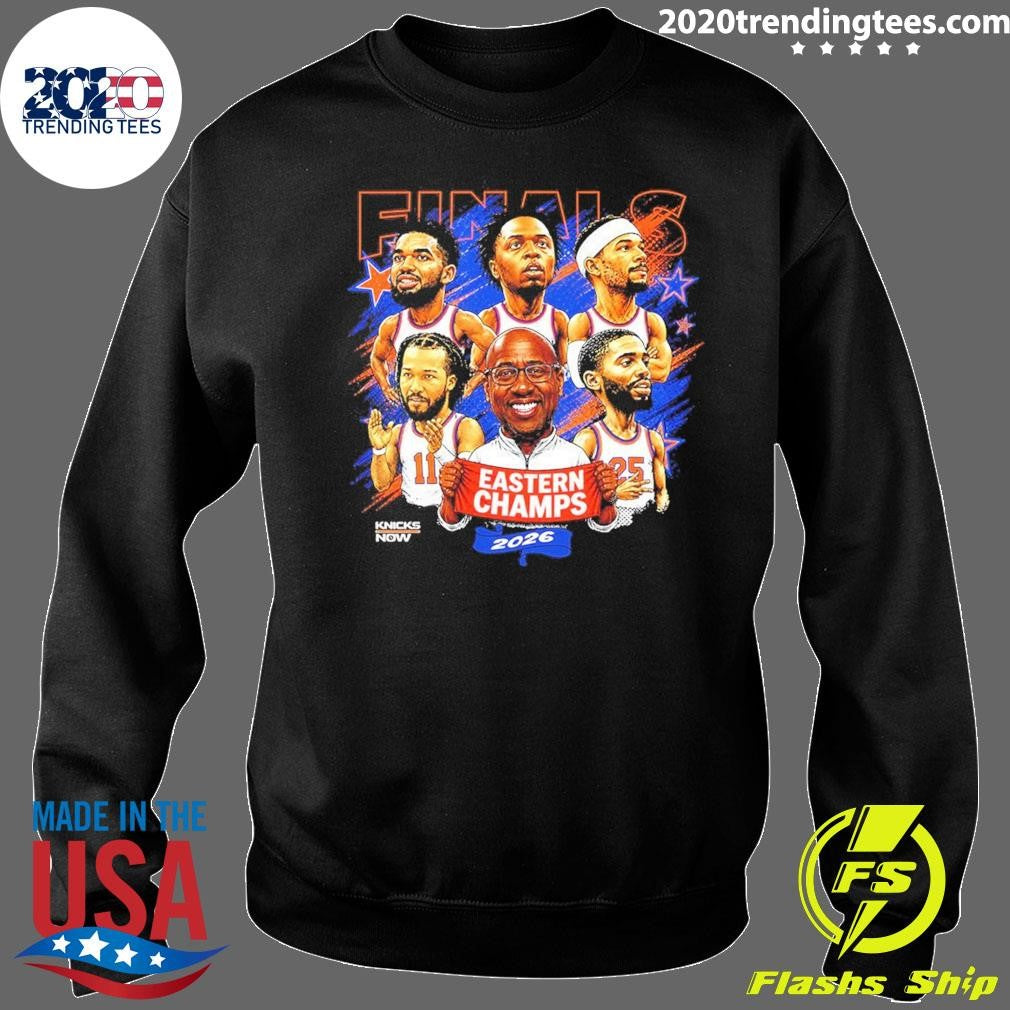 Mike Brown Coach and New York Knicks NBA 2026 Eastern Champions Caricature Shirt