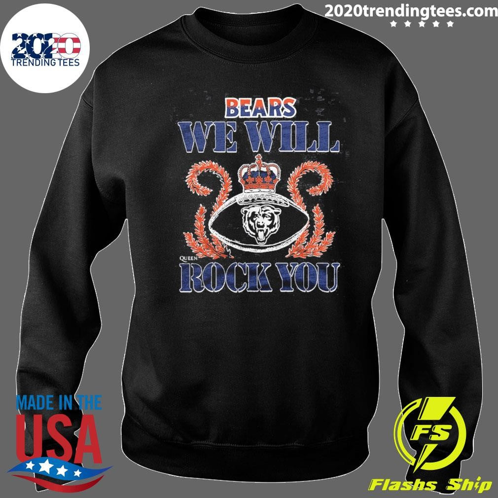 NFL 2026 Chicago Bears Homage We Will Rock You Schedule Queen Tri-Blend Shirt
