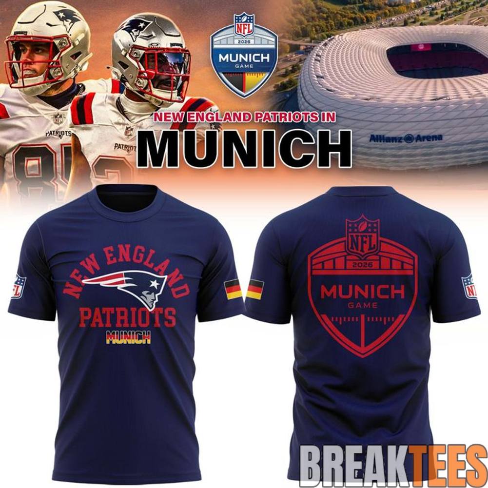 New England Patriots NFL Munich Game 2026 Shirt