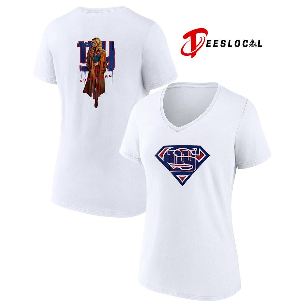 New York Giants x Supergirl graphic shirt