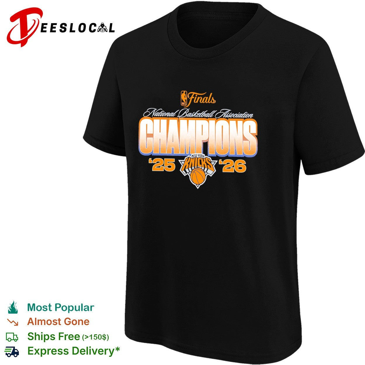 New York Knicks NBA Finals Champions 2025 2026 National Basketball Association shirt
