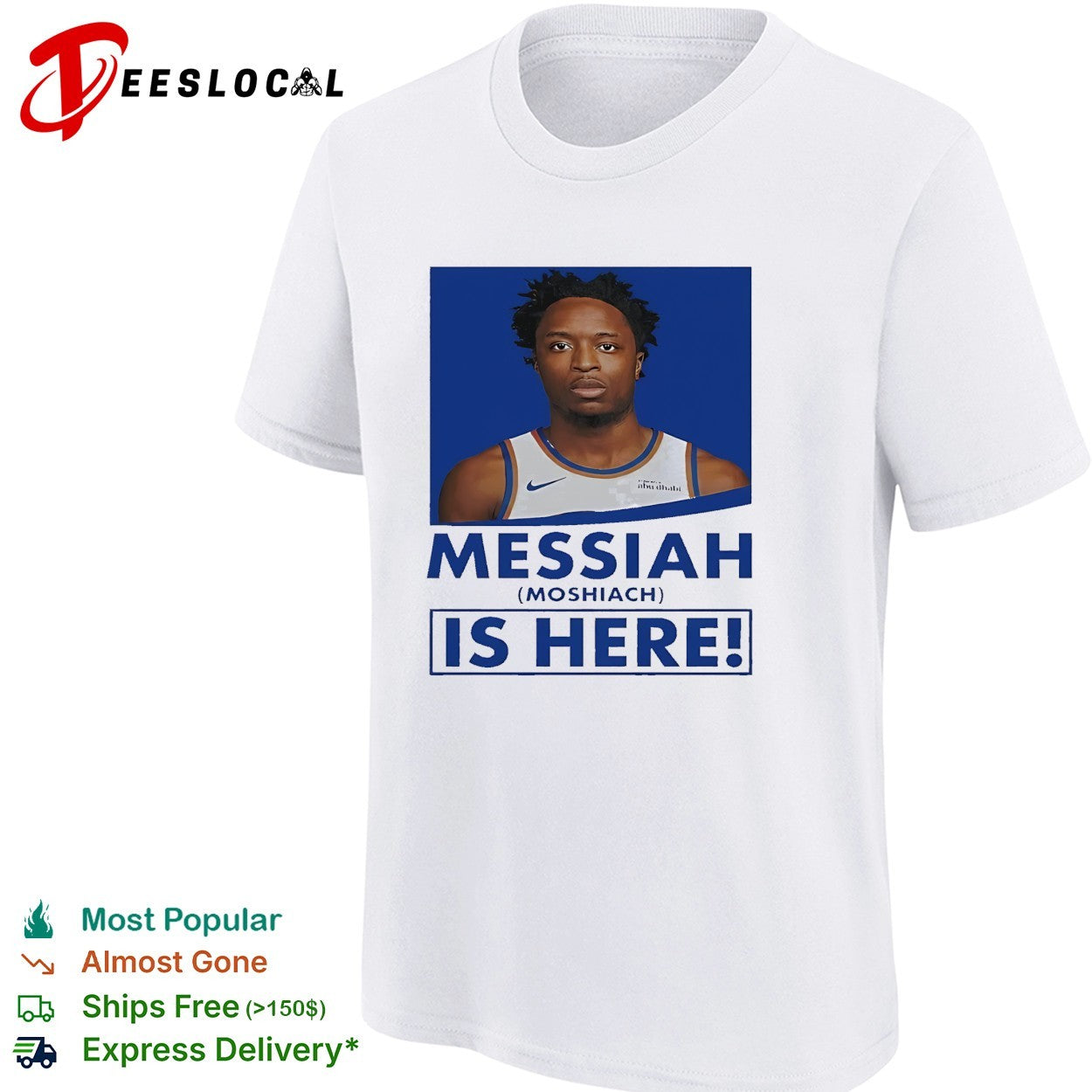 New York Knicks OG Anunoby Messiah Moshiach is here fan poster shirt