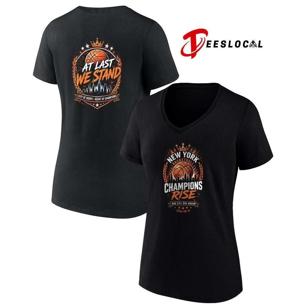 New York Knicks World champions rise one city one dream at last we stand shirt