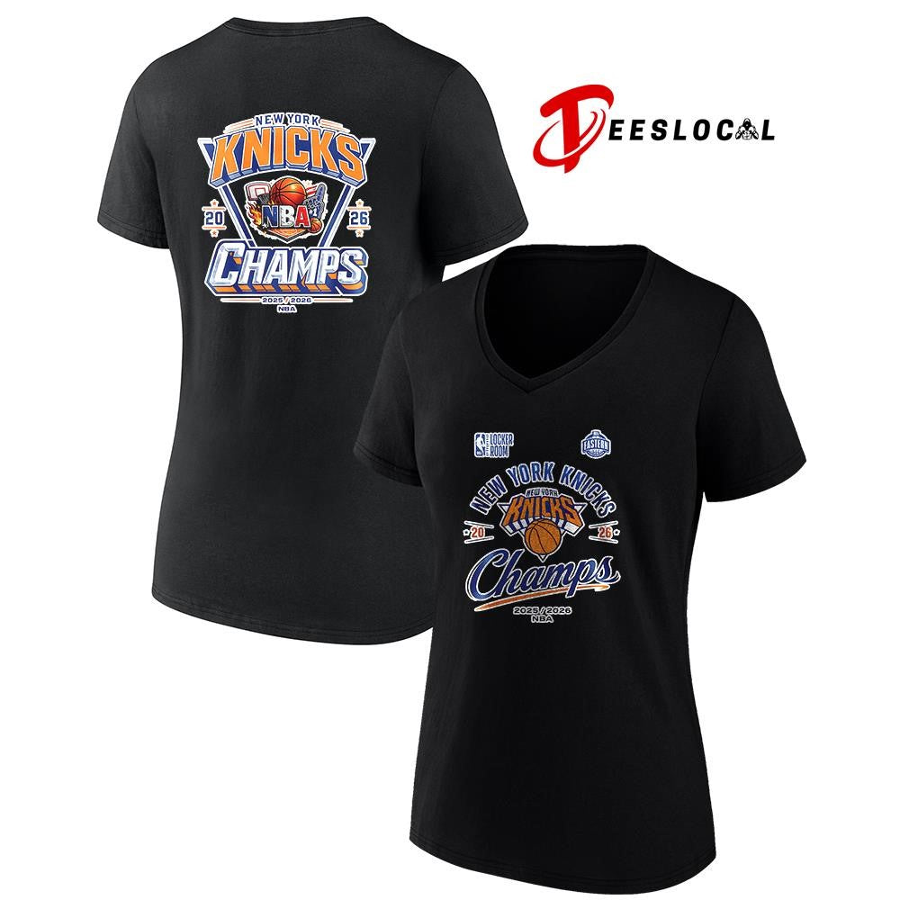 New York Knicks champs graphic logo shirt