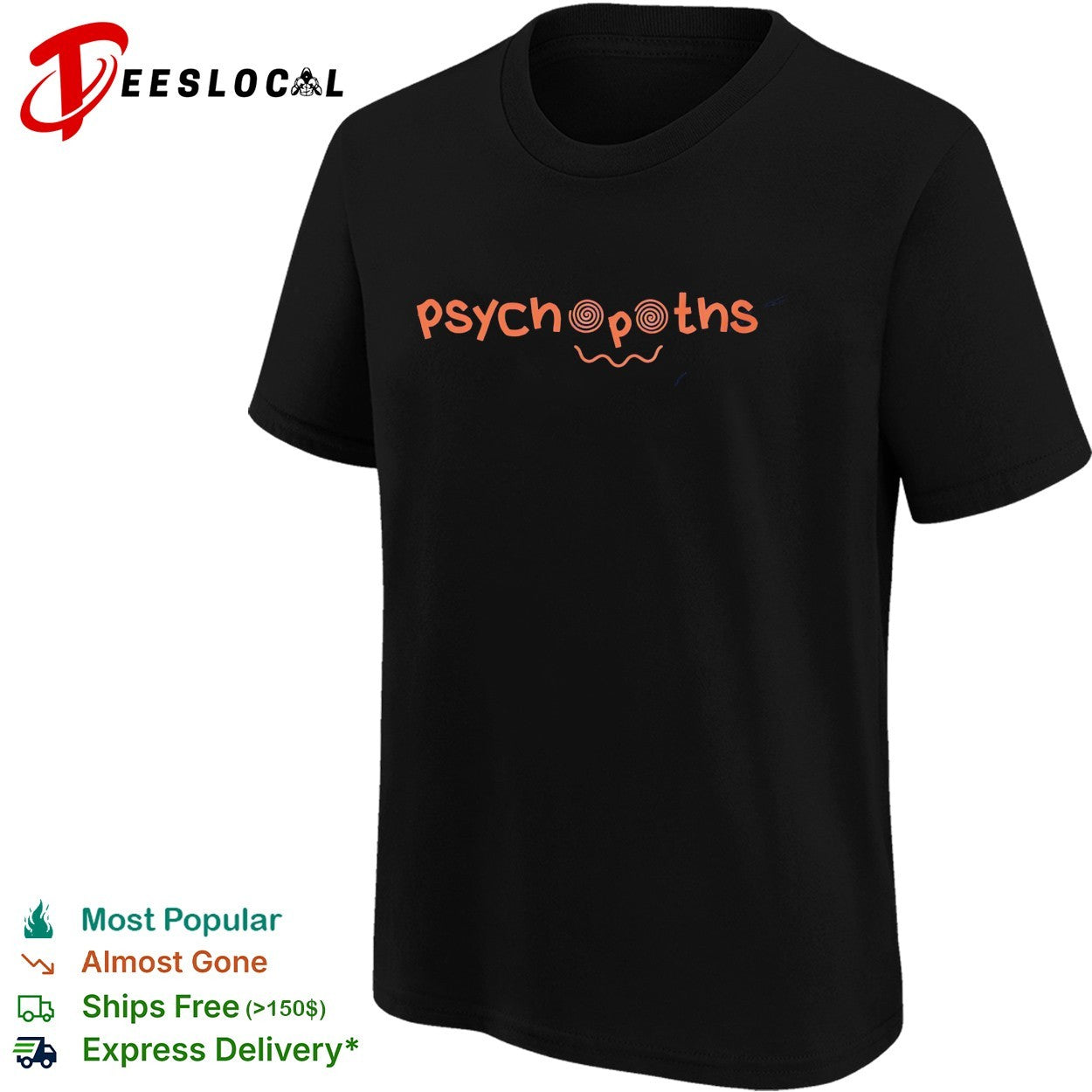 New York Knicks psychopaths with spiral letters and a wavy smile shirt