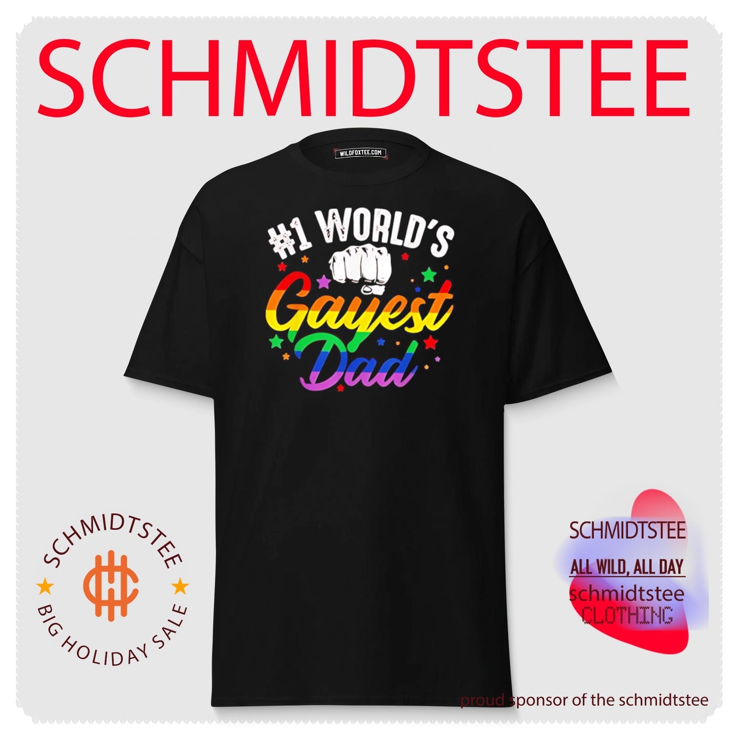 No 1 World’s Gayest Dad LGBTQ Pride Gay Father shirt
