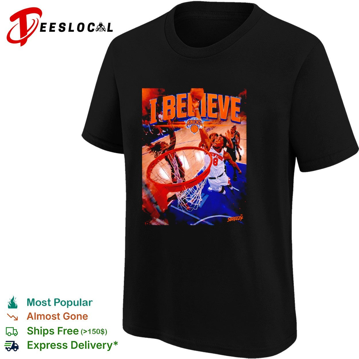 OG Anunoby New York Knicks NBA I Believe basketball shirt