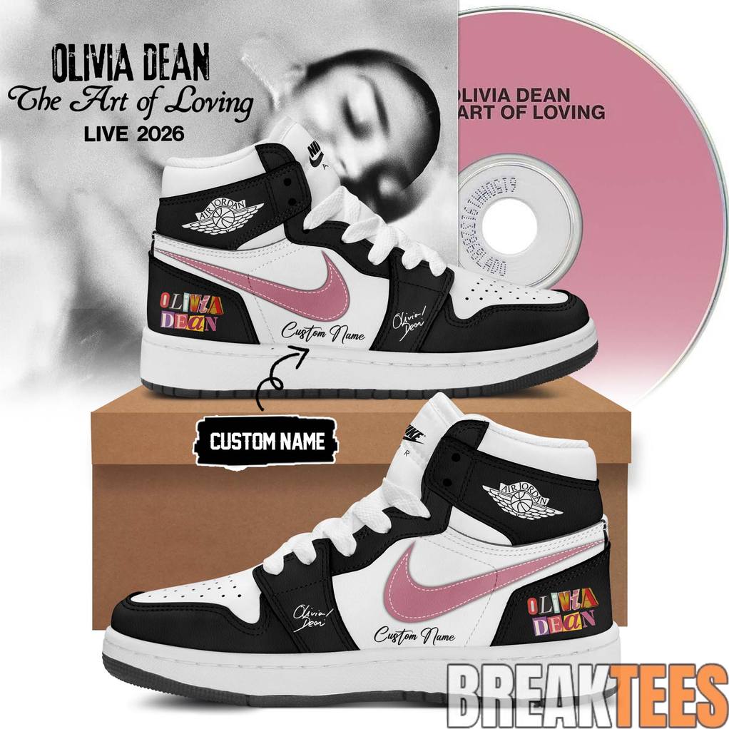 Olivia Dean The Art of Loving Live Tour 2026 Custom Air Jordan 1 Shoes