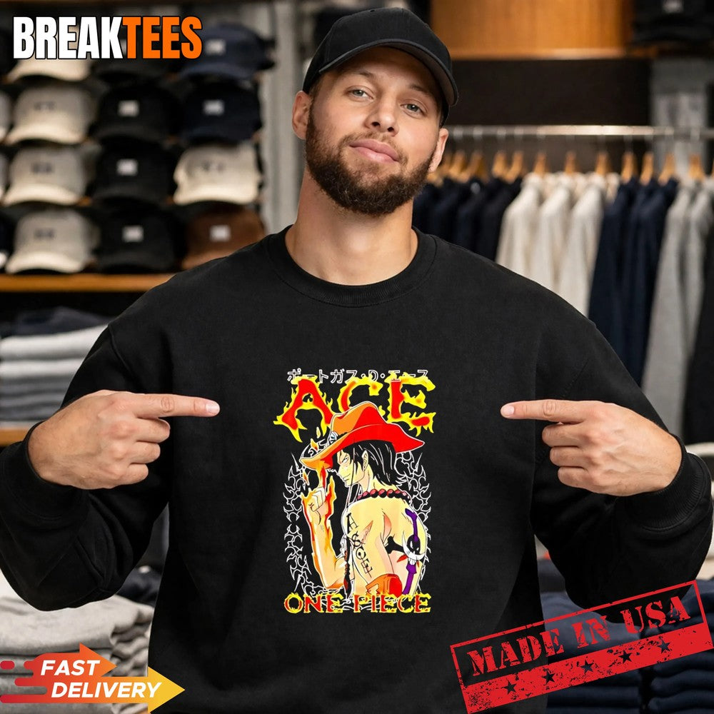 One Piece Fire Fist Ace T-Shirt