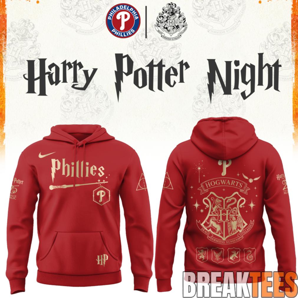 Philadelphia Phillies Baseball Harry Potter Limited Edition Hoodie